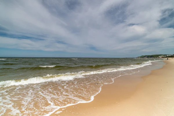 Морський Пейзаж Ніжними Хвилями — стокове фото
