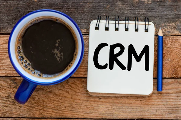 Crm Text Office Notebook — Stock Photo, Image