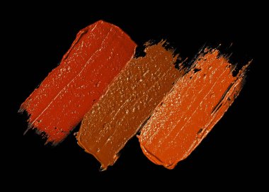 Kahverengi çıplak ruj doku karalama siyah Yalıtılmış zemin üzerine