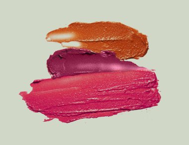 Lekeli lekeli ruj kontur beyaz izole arka planda