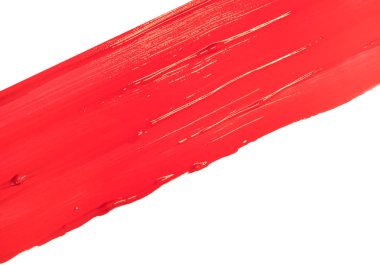 Lekeli lekeli ruj kontur beyaz izole arka planda