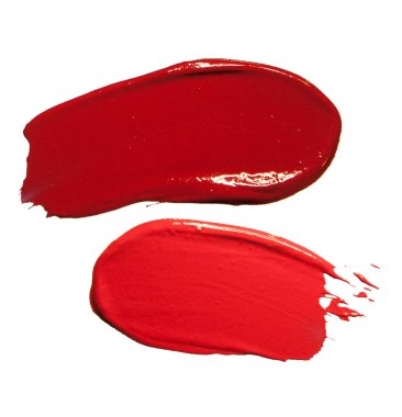 Lekeli lekeli ruj kontur beyaz izole arka planda