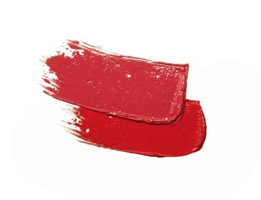 Lekeli lekeli ruj kontur beyaz izole arka planda