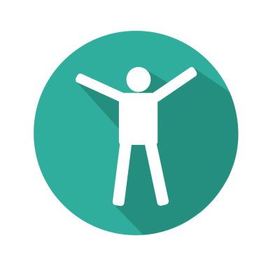 Beyaz arkaplanda erkek simgesi izole edildi