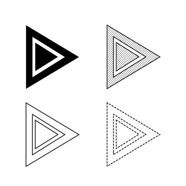 Beyaz arka plan üzerinde ok simgeleri