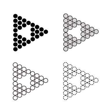 Beyaz arka plan üzerinde ok simgeleri