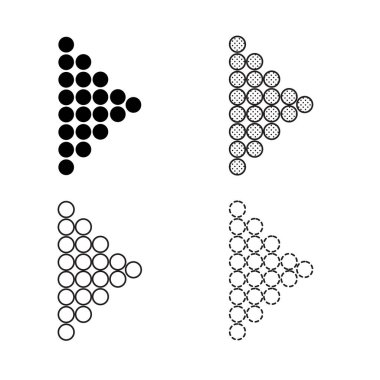 Beyaz arka plan üzerinde ok simgeleri