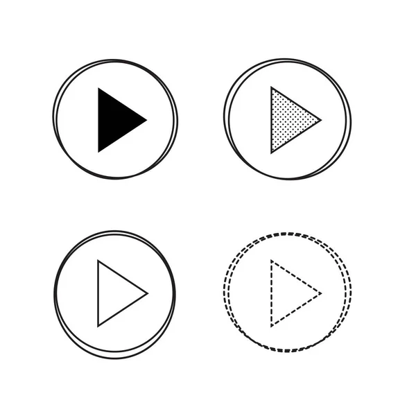 Icônes Flèches Sur Fond Blanc — Image vectorielle