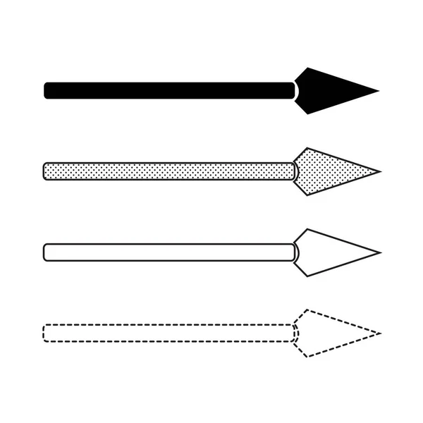Стрілки Піктограм Білому Тлі — стоковий вектор