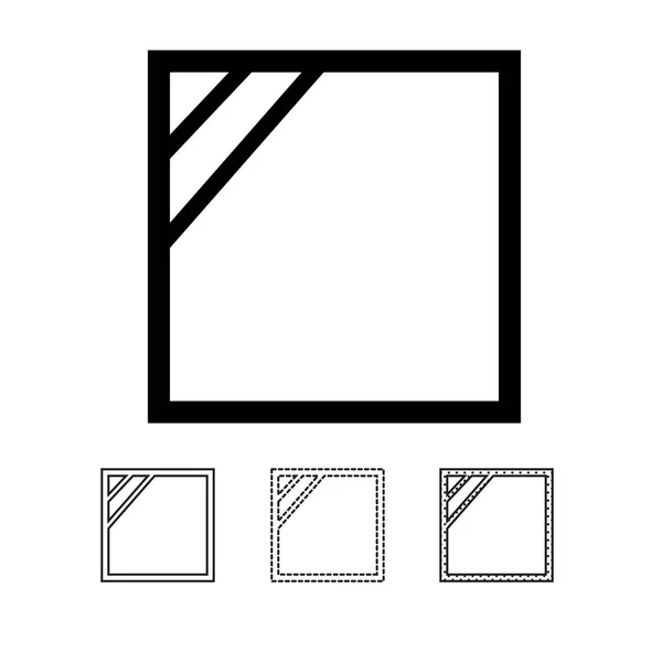 Wasserij Symbolen Witte Achtergrond — Stockvector