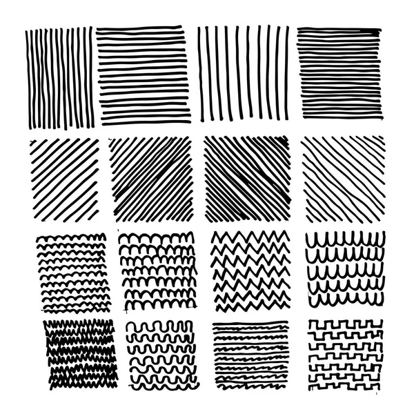 Handgezeichnete Linien Kritzelskizze Vektorillustration — Stockvektor