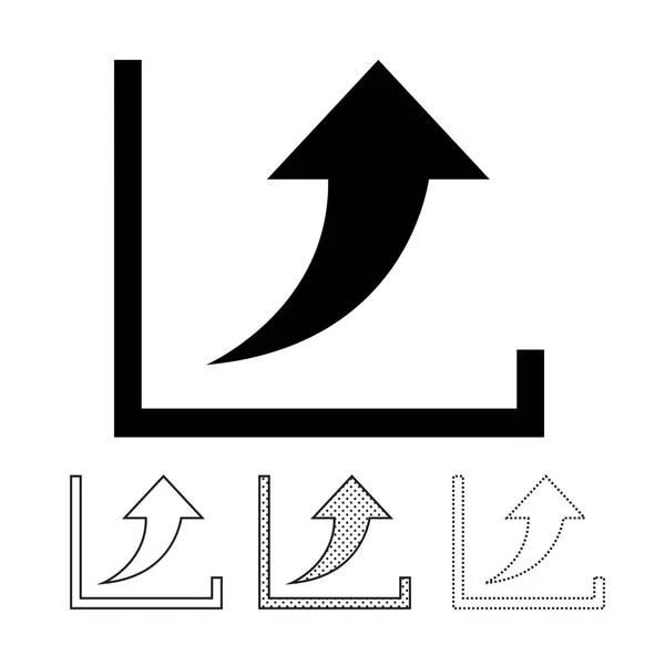 Partager icône graphique daigner — Image vectorielle