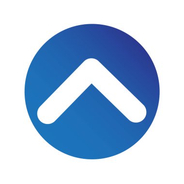 basit ok işareti simgesi