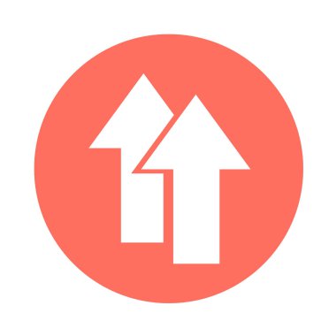 basit ok işareti simgesi