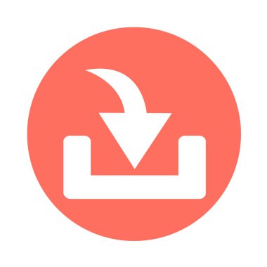 basit ok işareti simgesi