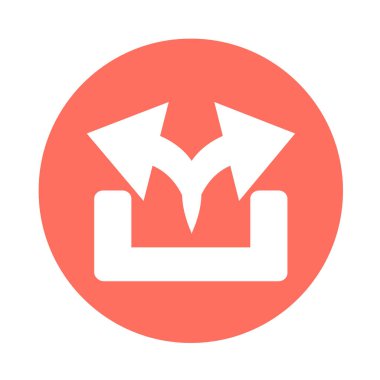 basit ok işareti simgesi