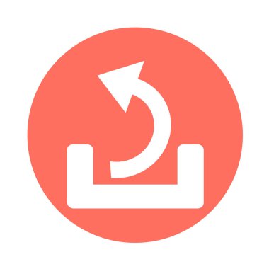 basit ok işareti simgesi