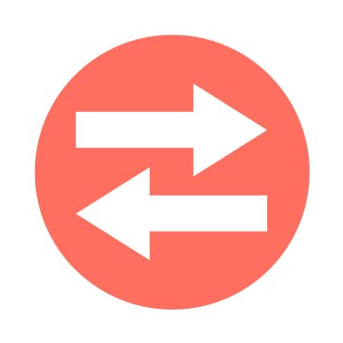 basit ok işareti simgesi