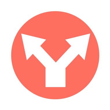 basit ok işareti simgesi