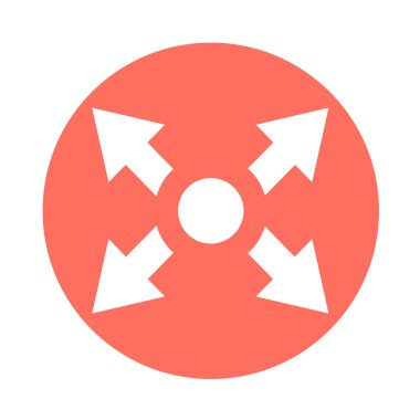 basit ok işareti simgesi