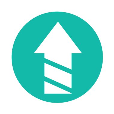 basit ok işareti simgesi