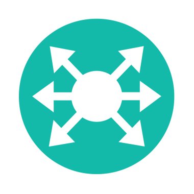 basit ok işareti simgesi