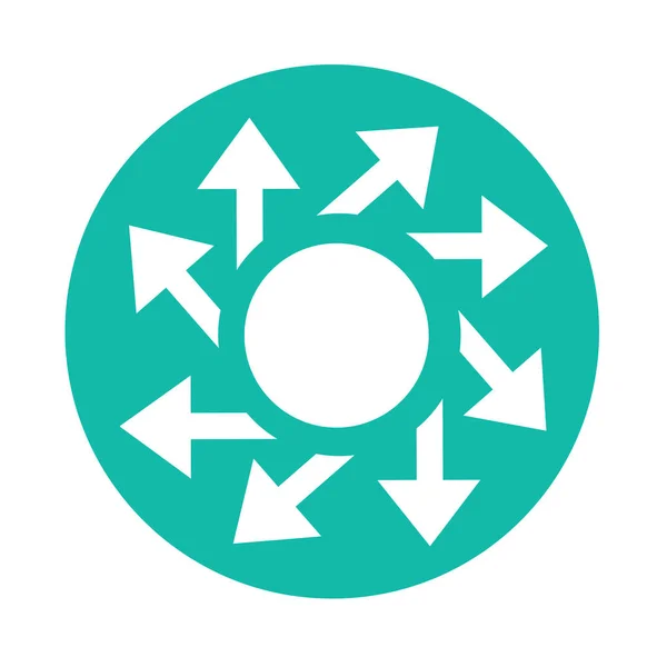 Simple arrow sign icon — Stock Vector