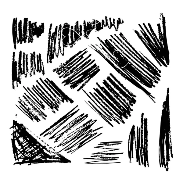 Ручна намальована лінія ескізу чорнила пензлем — стоковий вектор