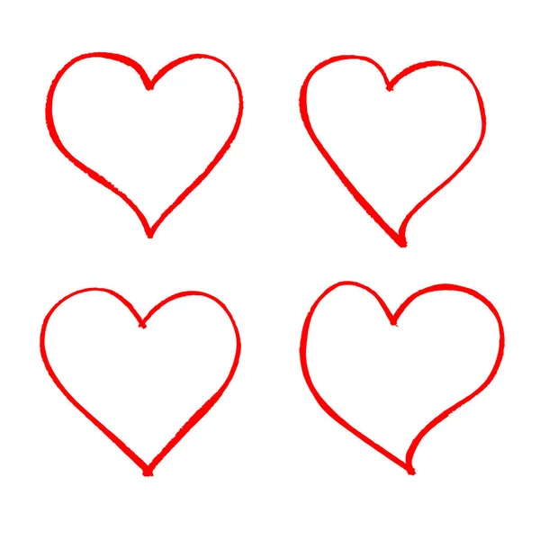 Hand drawn heart icon — Stock Vector