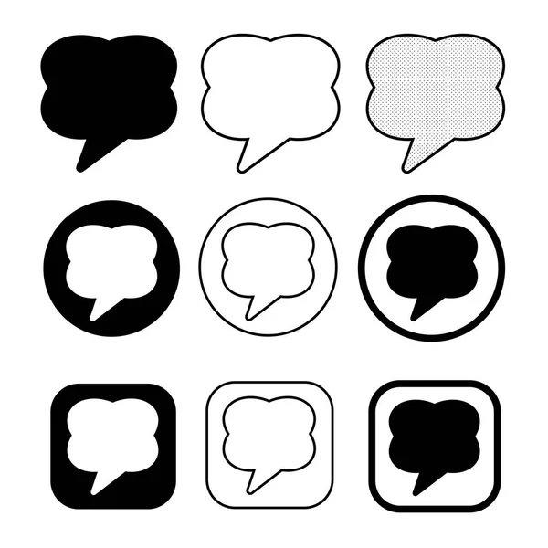 Speech bubbles icon symbol sign — Stock Vector