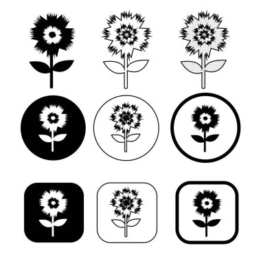 Çiçek simgesi Flora işareti sembolü