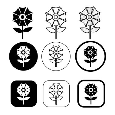 Çiçek simgesi Flora işareti sembolü