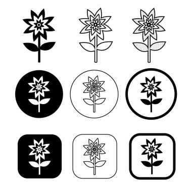 Çiçek simgesi Flora işareti sembolü