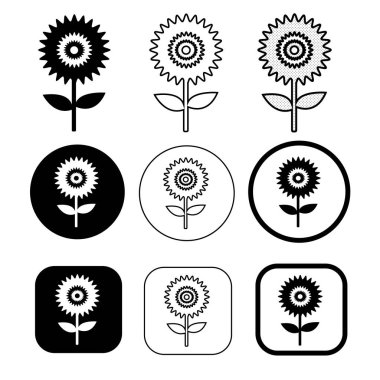 Çiçek simgesi Flora işareti sembolü