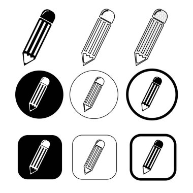 Basit diyagram ve grafik simgesi kümesi