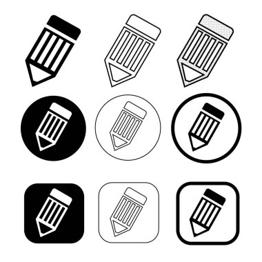 Basit diyagram ve grafik simgesi kümesi