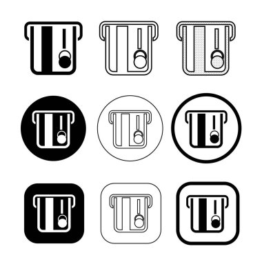 Basit kredi kartı simgesi tasarımı