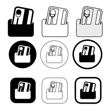 Basit kredi kartı simgesi tasarımı