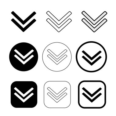 Basit indirme simgesi tasarımı