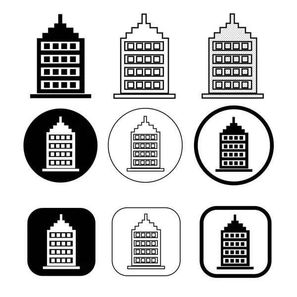 Diseño de signo de icono de construcción simple — Archivo Imágenes Vectoriales