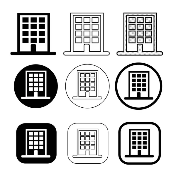 Diseño de signo de icono de construcción simple — Vector de stock