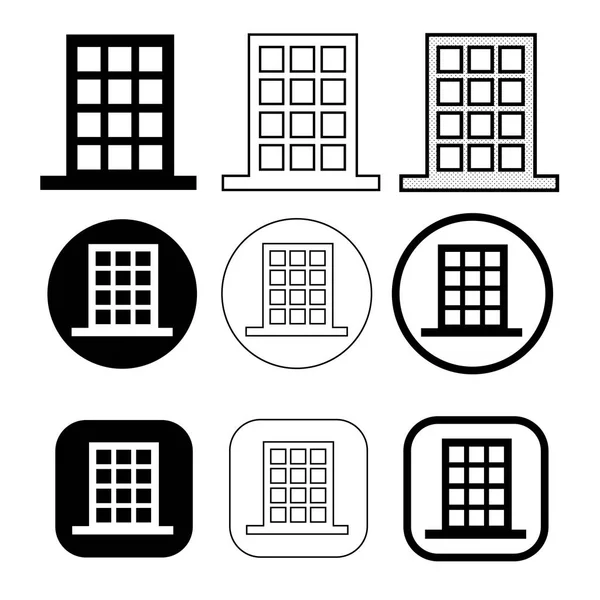 Diseño de signo de icono de construcción simple — Vector de stock