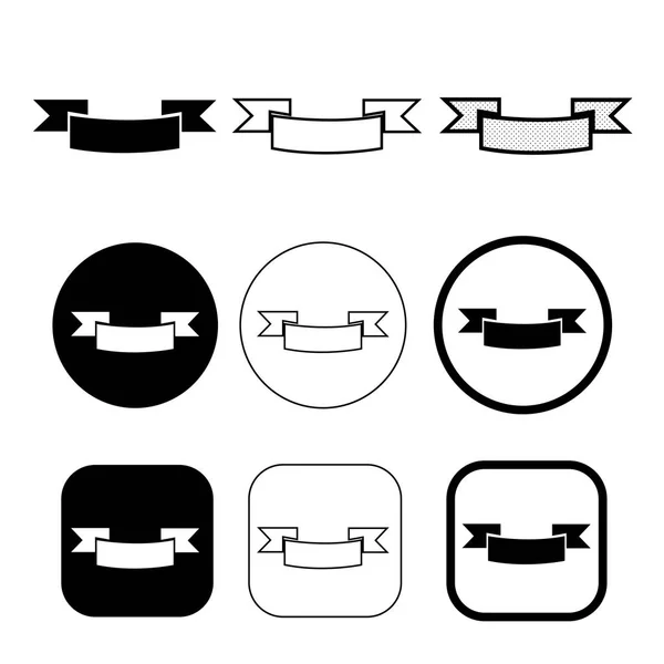 Einfaches Design von Symbolschildern — Stockvektor