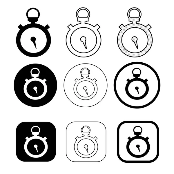 Design simplu pictogramă cronometru — Vector de stoc