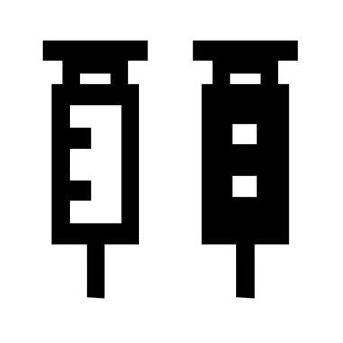 Basit Şırınga simgesi tasarımı