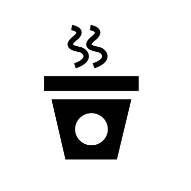 Basit Erişte kabı simgesi tasarımı