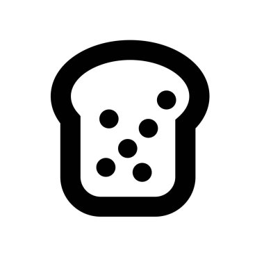 Basit ekmek simgesi tasarımı