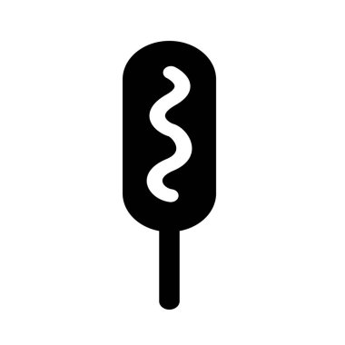 Basit dondurma simgesi tasarımı