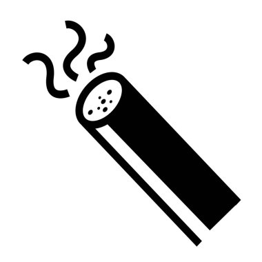 Basit Sigara Simgesi İşaret Tasarımı