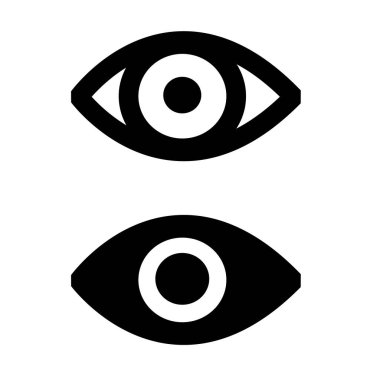 Basit göz simgesi tasarımı